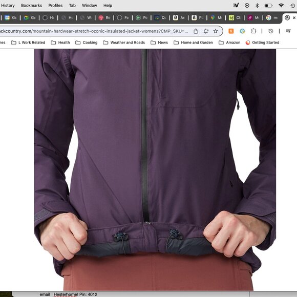 Mountain Hardwear Stretch Ozonic Insulated Jacket in plurple - Picture 4 of 4